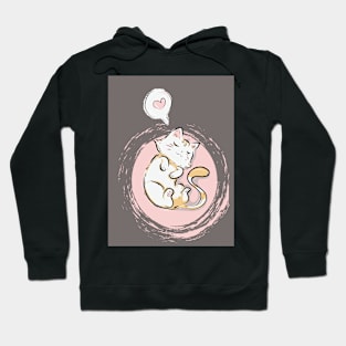 Cute cat design Hoodie